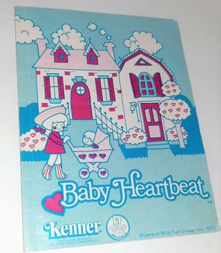 Vintage 1977 Baby Heartbeat Doll Kenner Booklet Only For Care Set