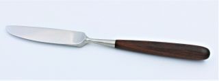 Lauffer Vintage Japan Palisander Midcentury Dinner Knife 18/8 Stainless 7 1/4 "