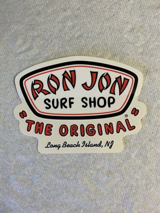 Vintage Skateboard Surfboard Sticker Ron Jon T&c Surf Nos Town & Country Stussy