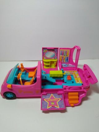 Polly Pocket Pollywood Pink Limo - Scene Car 2005 Mattel