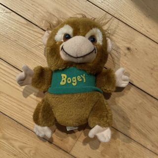 Vintage 1981 Shirt Tales Bogey Orangutan Plush Stuffed Animal 7 " Green Shirt