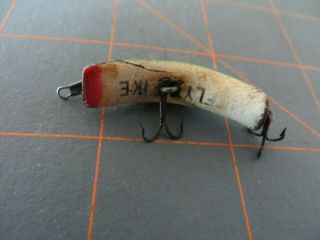 Vintage Wooden Lazy Ike Fly Ike - Frog - 1 1/4 inch 3