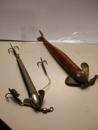 Vintage Pflueger Phantom Fishing Lure Plus One Unknown