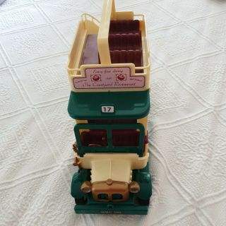 Vintage Sylvanian Family ' The woodland Bus Company ' Open Top Bus. 3