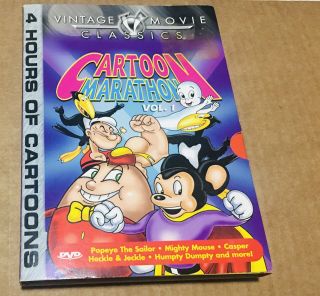 Cartoon Marathon Vol 1 (dvd,  2003,  Fullscreen,  Collectors Edition)