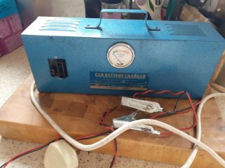 Vintage Everlight Ltd Car Battery Charger,  6v & 12v,  Made In England