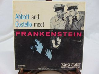 Vintage Castle Films Abbott And Costello Meet Frankenstein 8mm Home Movie Film