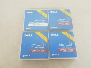Vintage Dell Ultrium 2 Data Cartridges,  Cleaner