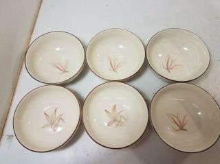 Set Of 6 Vintage Winfield " Dragon Flower " Porcelain Bowls