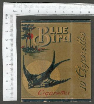 Aop Vintage Empty Packet Blue Bird Cigarettes