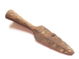 Great Save Ancient Roman Legionary Iron Spear Head - Ancient Roman Relic