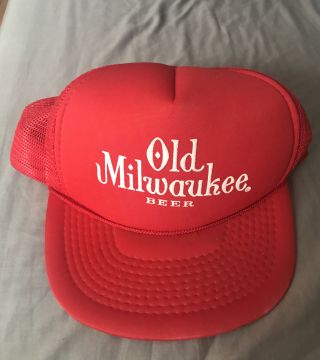 Vintage Old Milwaukee Beer Trucker Hat