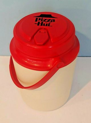 Vintage 1980s Pizza Hut 1/2 Gallon Gott 1502 Water Cooler Thermos Jug