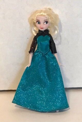 Elsa Disney Store Mini Doll Frozen Princess Toy Blue 2 Outfits Bundle 5.  5 In