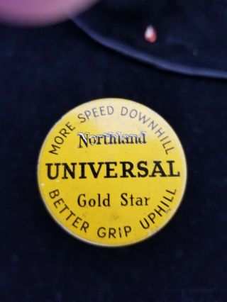 Antique Northland Gold Star Ski Wax And Ski Guide (1936)