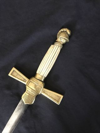 Antique Chopped Down Baker & Mckenney Civil War Era Militia Officer’s Sword