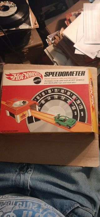 Vintage 1969 Hot Wheels Speedometer With Box