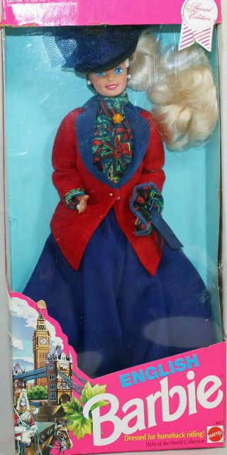 English 1991 Dolls Of The World Barbie Special Edition Nrfb - 04973