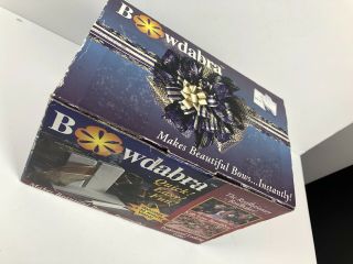 Bowdabra Full Size Designer Bow Maker Kit Crafts Bow Maker With VHS Vtg 2
