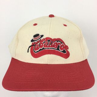 Vtg Caballeros Drum Bugle Corps Hat Spell Out Logo Snapback Trucker Baseball Cap