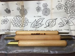 Vintage Clay Sculpting Tools - Anne Amiot ' s Clay Magic NOS 2