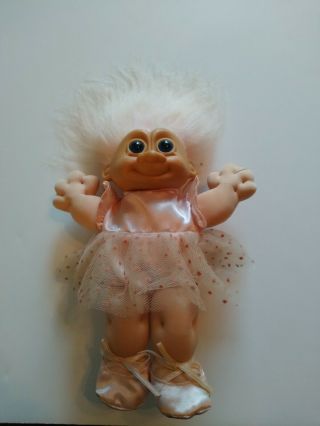 Vintage Russ Troll Kidz 12” Plush Doll Ballarina 1990 