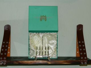 Fortnum And Mason Vintage Silver Plate Letter Holder With Gift Box