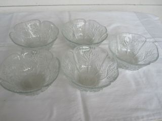 Dansk Floriform - Set Of Five Fruit Bowls