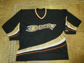 Vtg Ccm Anaheim Ducks Jersey Shirt Xl Men Sport Nhl Ice Hockey 90s Usa