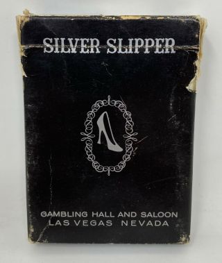Vintage Silver Slipper Las Vegas,  Nv Casino Cards