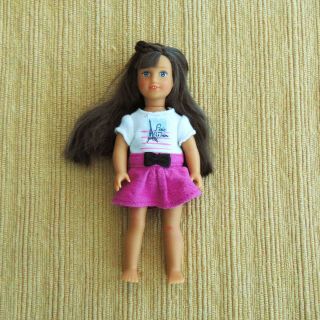 American Girl Mini Grace Thomas Paris Doll 6 Inch W/freckles & Brown Hair