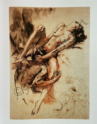 Lobel - Riche Erotic Sex Antique Art Love Vagina Breast Nude Lithograph Oral 1936