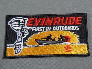 Evinrude - First In Outboard Motors Iron On Jacket - Cap Patch 3 "