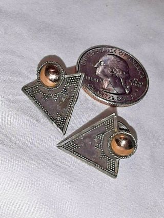 Vintage Collar Tips,  Marked 025,  Pin Brooch Lapel,  Western Style Stays