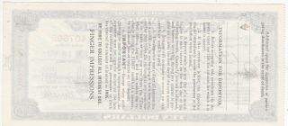 $10 SERIES OF 1939 POSTAL SAVINGS SYSTEM CERTIFICATE PAID FRAMINGHAM MA W5124 2
