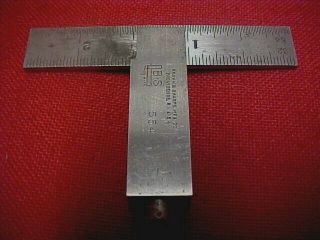 Vintage " Brown & Sharp " No 554 Small T - Square 2 1/2 " Long