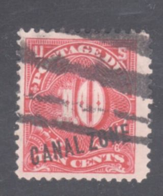 Canal Zone Stamp J3 - - - 10c Postage Due - - 1914 - -