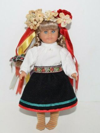 6 " Mini American Girl Doll Kirsten Christmas Anniversary With Clothes Retired