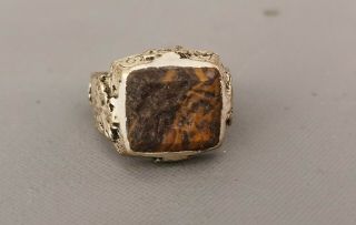 Antique Natural Jasper Ring
