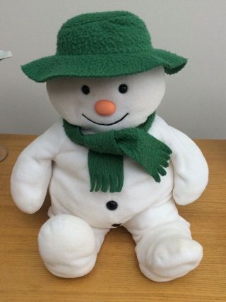 Vintage Eden Raymond Briggs The Snowman Soft Plush Toy 15”