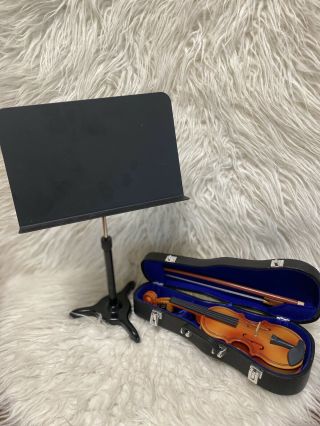 American Girl Violin Set And Music Stand