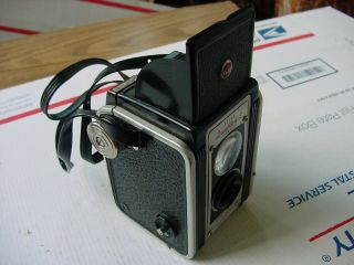 Antique Vintage Kodak Duaflex Ii 620 Film Camera With Kodet Lens W/ Film