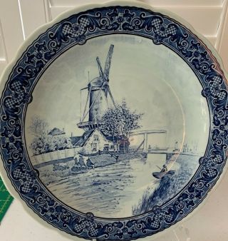 Royal Sphinx Maastricht " Made In Holland " Delfts 12 " Plate