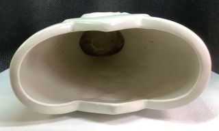 Art Deco Pottery White Vase,  Fredericksburg Pottery 8” 3