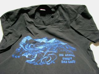 Vintage 1995 55th Annual Sturgis Rally Bike Week T - Shirt Large (44)