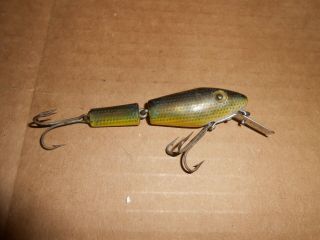Vintage Fishing Lure Plastic L&s Mira - Lure Sinker 15m Jointed
