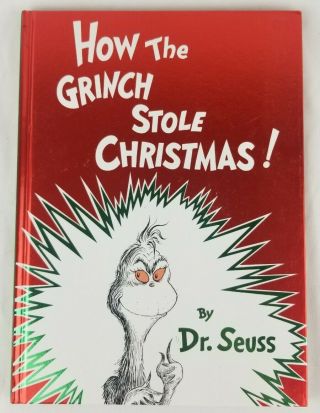 How The Grinch Stole Christmas Dr Suess Vintage Children 