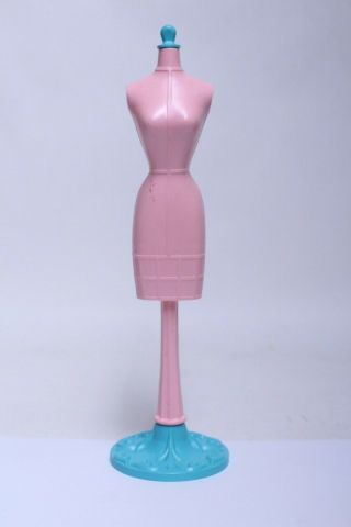 Vintage Mattel Barbie Pink & Turquoise Dress Form