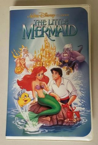 Disney The Little Mermaid (vhs 1989,  Diamond Edition) Banned Cover Vintage Rare