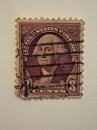 George Washington Purple 3 Cent Postage Stamp Collectable Rare